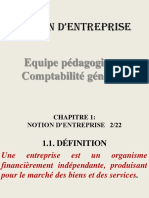 CHAPITRE 1 - NOTION D'ENTREPRISE F