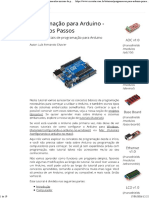 Programação para Arduino - Primeiros Passos - Conceitos Iniciais de Programação para Arduino - Projeto de Eletrônica Modular Com Arduino - Circuitar