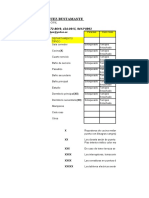 CUADRO ACABADOS - Departamentos