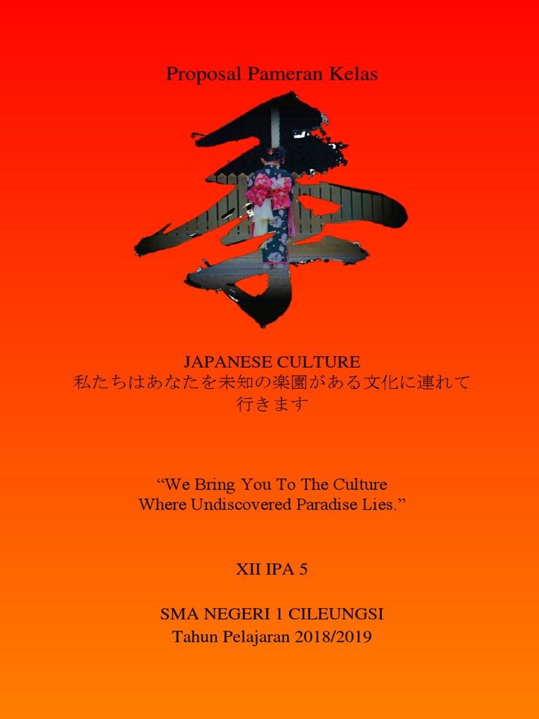 Japaneseproposal | PDF | Karier & Perkembangan