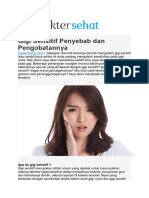 Gigi Sensitif Penyebab Dan Pengobatannya-Internet