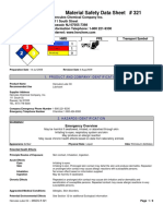 Lube Oil MSDS in English