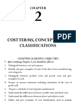 Chapter 2 Cost Terms Concepts and Classifications