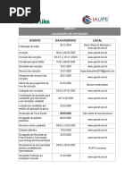 Calendario Abreu Lima