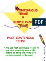 Past Continious Tense PDF