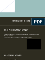 Huntingtons Disease Powerpoint PDF