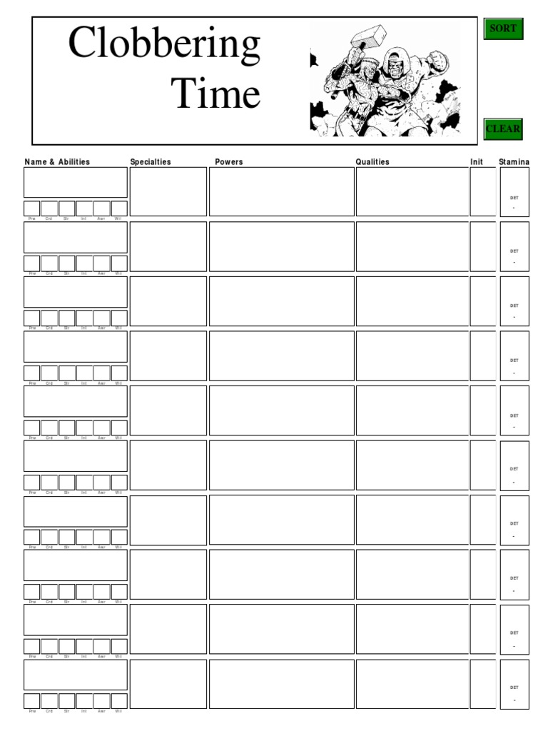 ICONS RPG Initiative | PDF | Role Playing Games | Role Playing