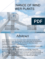 Maintaining Wind Power Plants