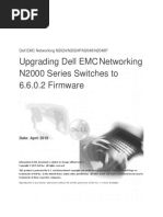 Upgrading Dell EMC Networking N2000 Series Switches From Version 6.x.x.x To 6.6.0.2