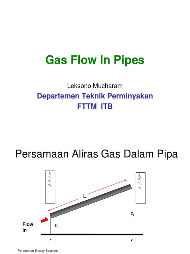 GasFlow Inpipe PDF | PDF | Sains & Matematika
