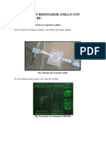 Medida de Un Resonador Anillo Con Analizador RF