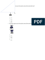 PULLEYS Mechanical Aptitude Test