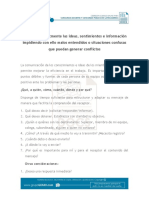 Documento - Transmite Eficazmente Las Ideas, Sentimientos e Información - CV48