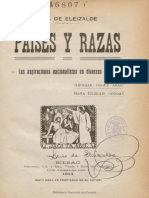 Países y Razas las aspiraciones nacionalistas en diversos pueblos