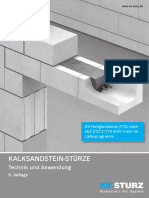KS Broschuere Kalksandsteinstuerze Technik Und Anwendung