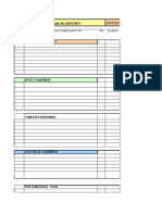 Fixed Assets Format