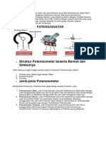 Potensiometer (POT): Struktur, Prinsip Kerja, Jenis dan Fungsinya