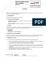 Procedimiento de MANIPULACION DE TUBERÍA BRICKMAN