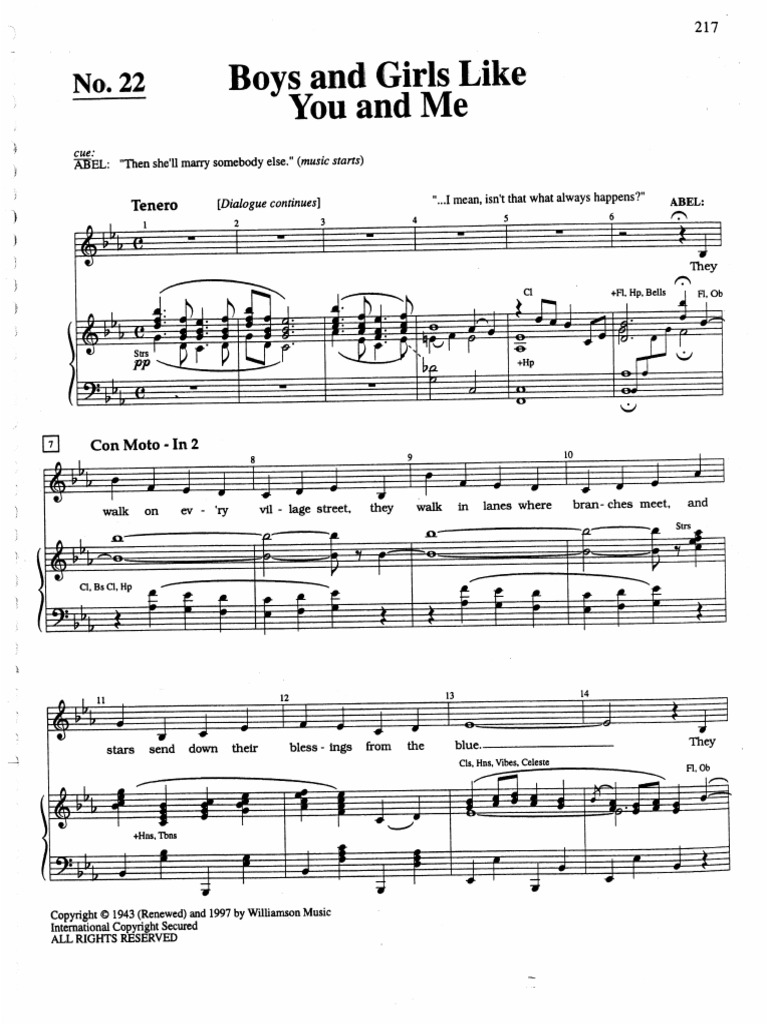 Boys and Girls Like You and Me (State Fair) PDF