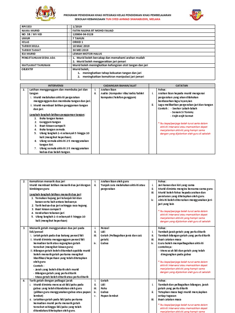 Format RPI Terkini | PDF