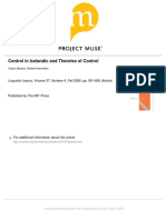Boeckx and Hornstein - 2006 - PDF