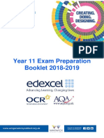 Year 11 GCSE Revision Guidance and Exam Booklet Solihull PDF