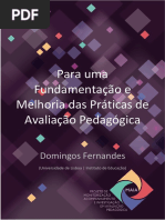 Para uma Fundamentação e Melhoria das Práticas de Avaliação Pedagógica