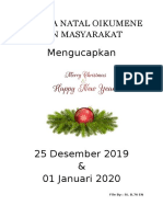 PERAYAAN NATAL OIKUMENE PARAHUTAON 2019