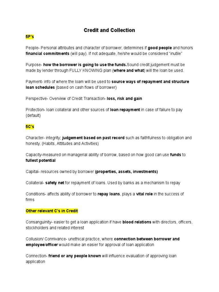Credit Evaluation Essentials | PDF | Credit | Finance & Money Management