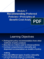 Module 7 Recommending Preferred Policies