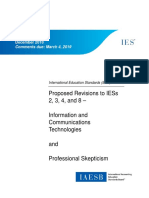 IAESB Exposure Draft Proposed Revisions IES 2 3 4 8
