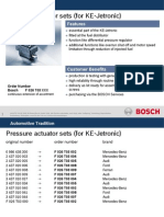 Pressure Actuator Sets (for Jetronic