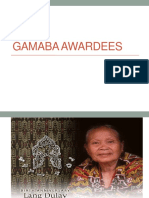 GAMABA Awardees PDF