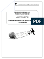 Laboratorio 09 - Parámetros Eléctricos de Las Líneas de TX
