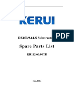 DZ450/9.14-S Substructure Spare Parts List
