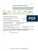 Worksheet PDF