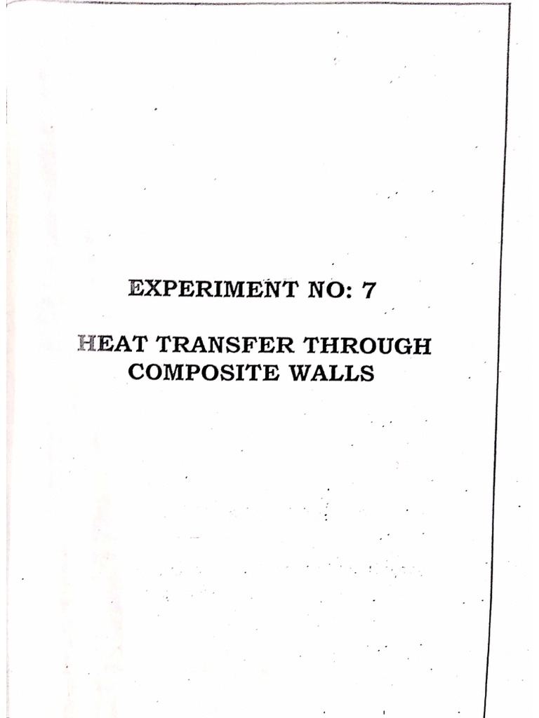 Heat Transfer Through Composite Walls PDF