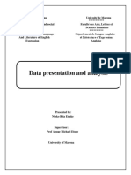 Data Presentation and Analysis