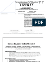 Kristen Mcclure Kansas Teaching License