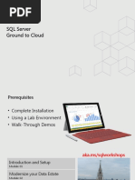 SQL Server Ground To Cloud