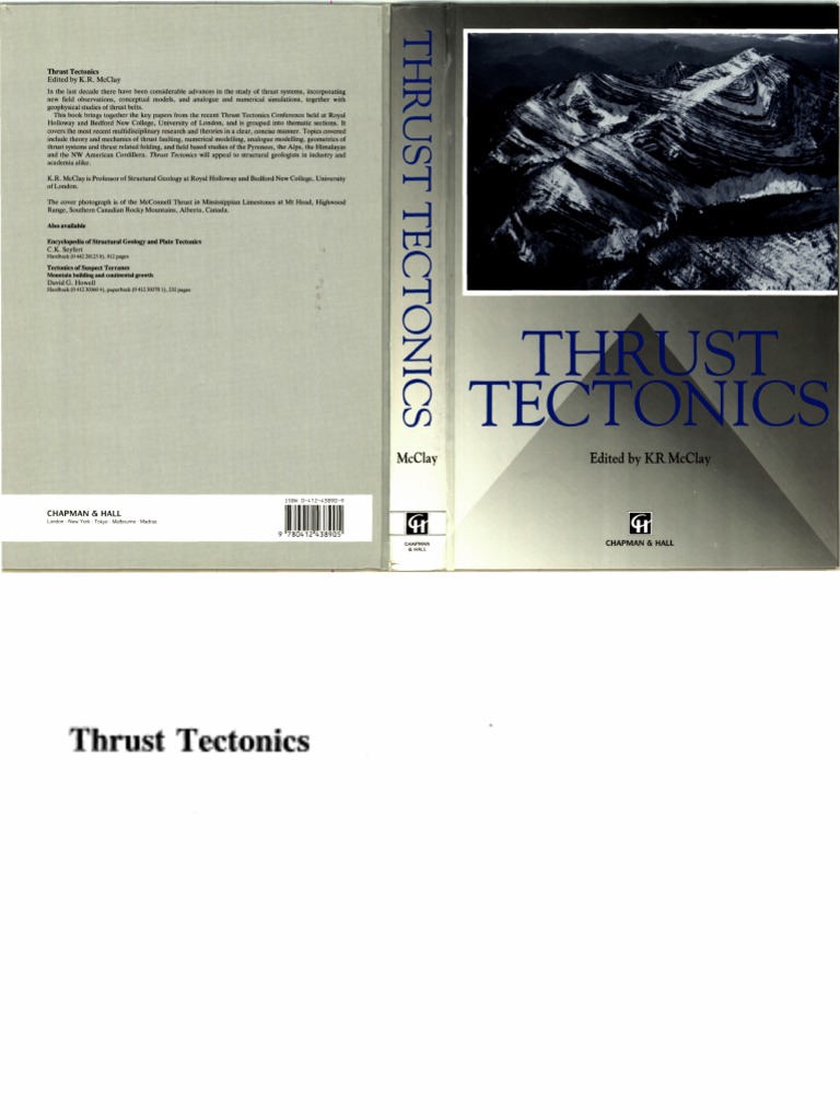洋書 Thrust Tectonics 1992 - McClay - Thrust Tectonics | PDF | Deformation (Engineering