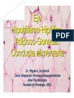 Eje H-H-gonadal-adiposo. Leptina, Estrogenos. Anorexia, Bulimia, Obesidad