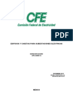 Edificios y Casetas para Subestaciones Electricas CFE-C0000-13 PDF