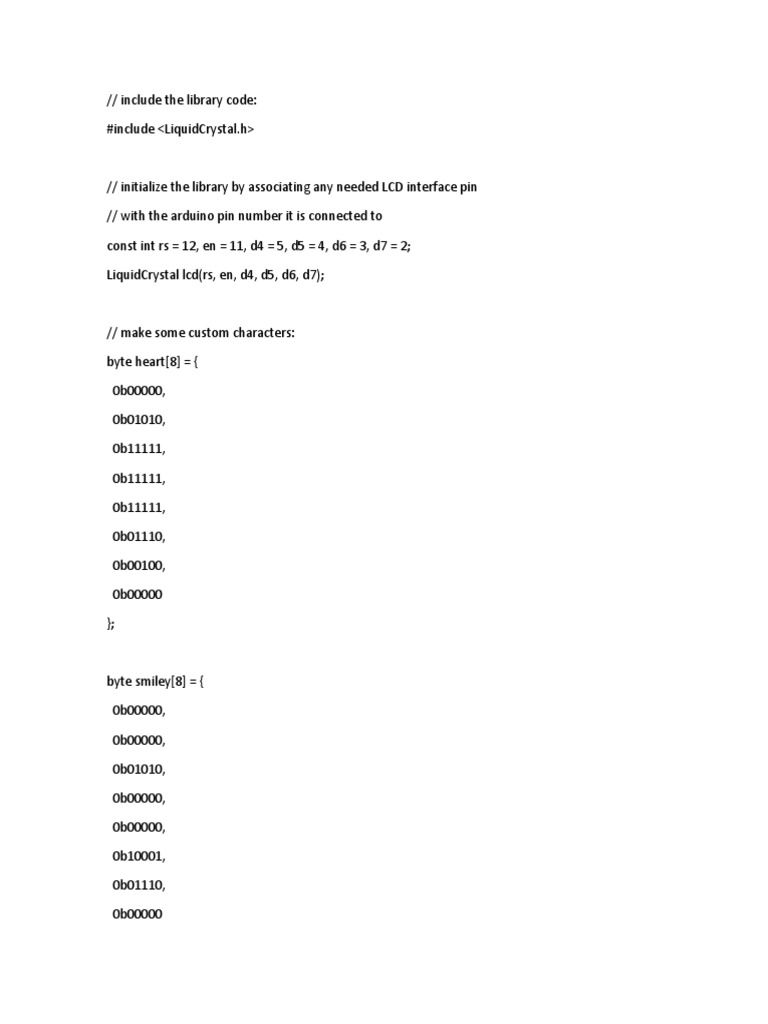 LCD 16X2 Programa 2 | PDF