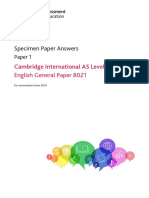 8021 Specimen Paper Answers (Paper 1)