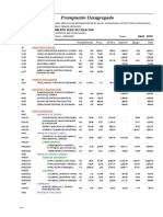 PRESUPUESTO DESAGREGADO