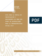 Guia para Cedula de Verificacion Obras 2019 PDF