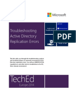 Troubleshooting Active Directory Replication Errors PDF