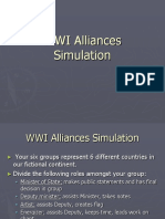 Wwi Alliances Simulation