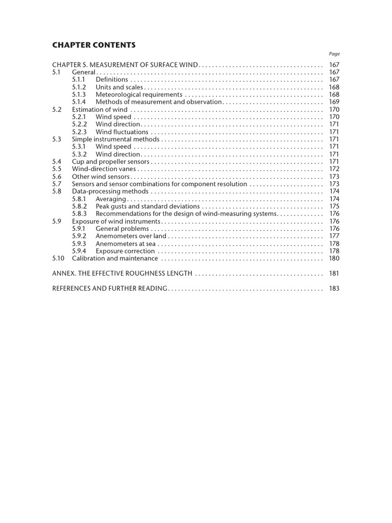 Surface Wind Measurement Techniques | PDF | Wound | Wind Speed